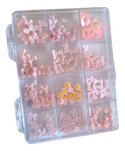 PERLE 3D Node (Noeud) Nails Art (4X6) ZJZS0510